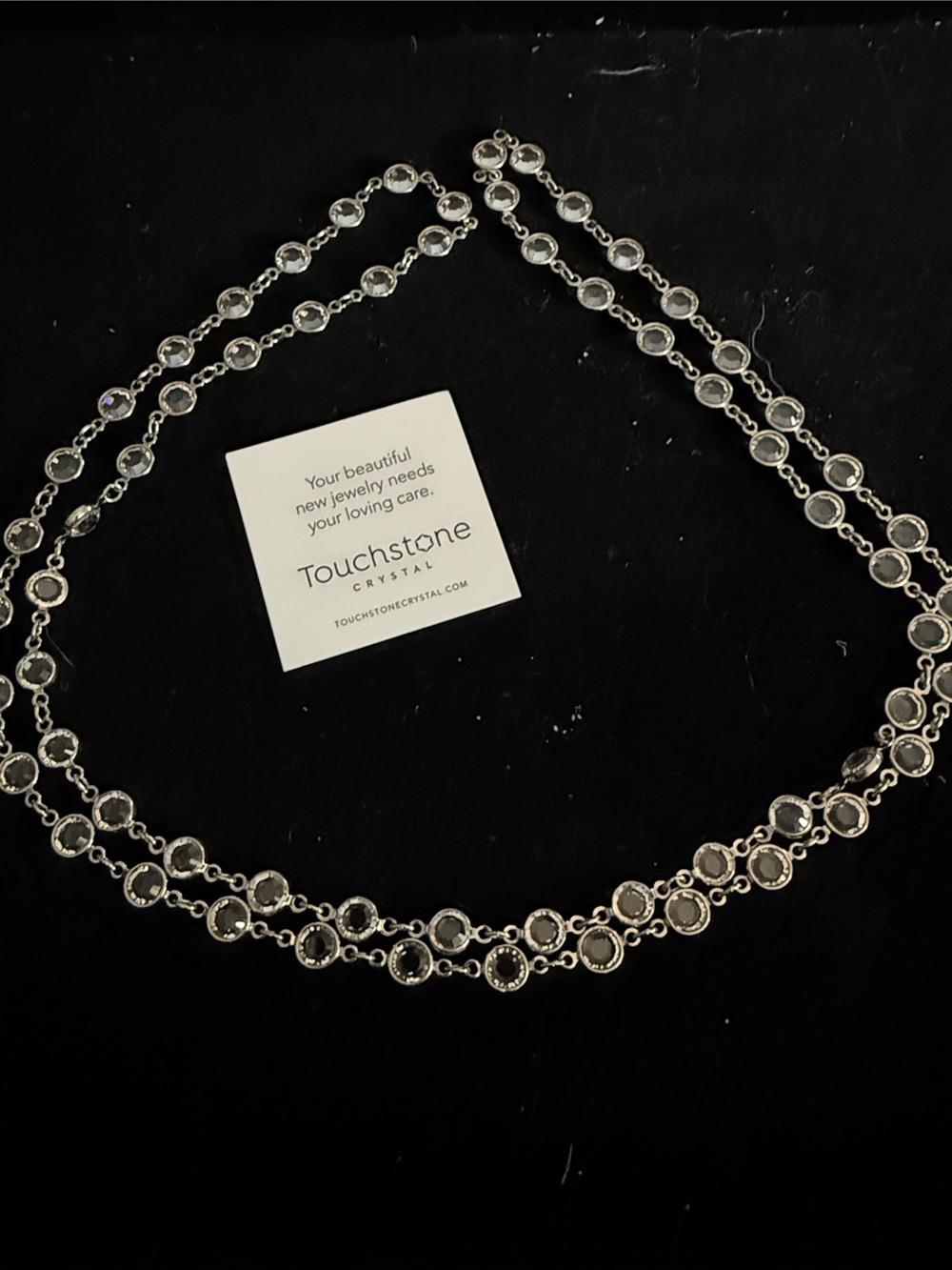 Touchstone crystal Chanelle necklace